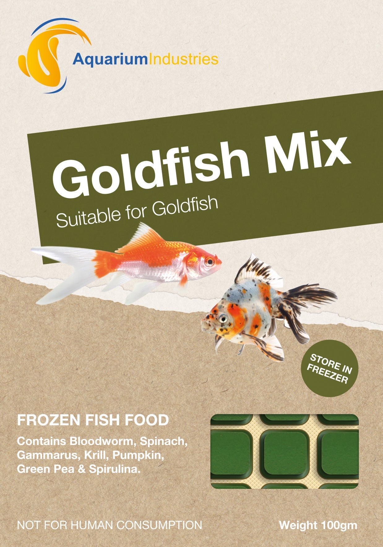Frozen Goldfish Mix (100g)