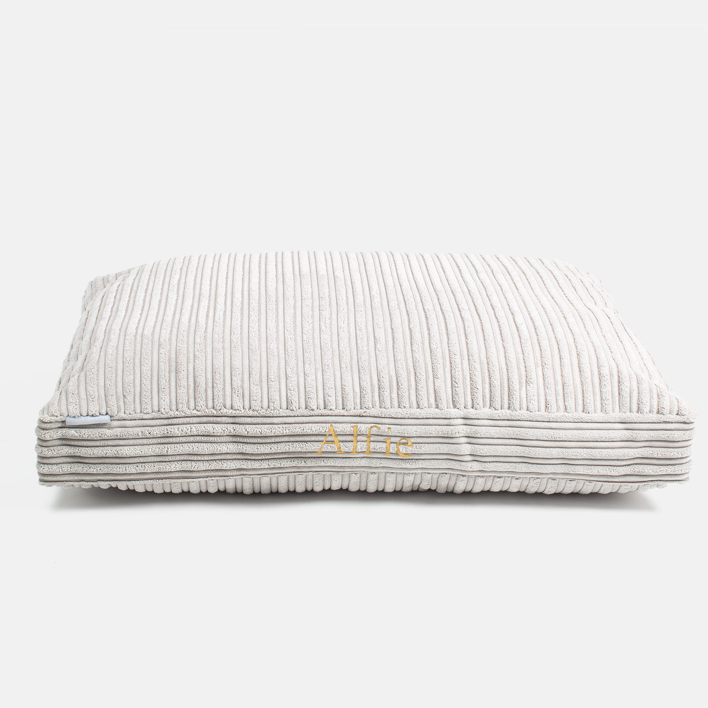 Dog Cushion in Light Grey Essentials Plush by Lords & Labradors