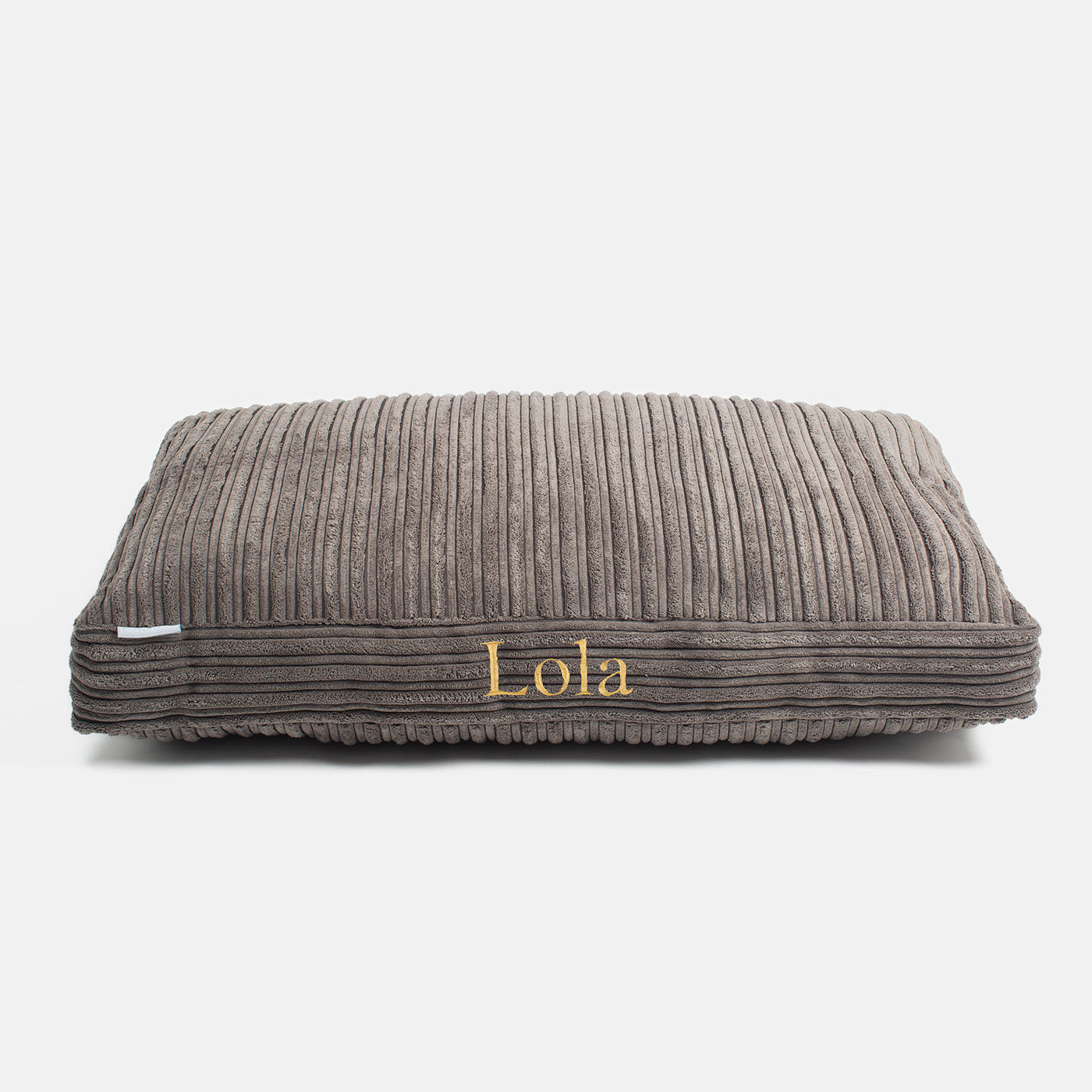 Dog Cushion in Dark Grey Essentials Plush by Lords & Labradors