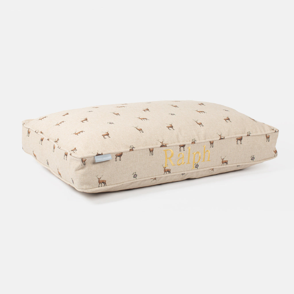 Dog Cushion in Woodland Stag by Lords & Labradors
