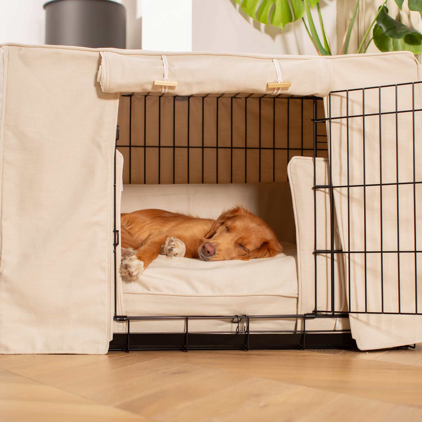 Dog Crate Set in Savanna Bone by Lords & Labradors