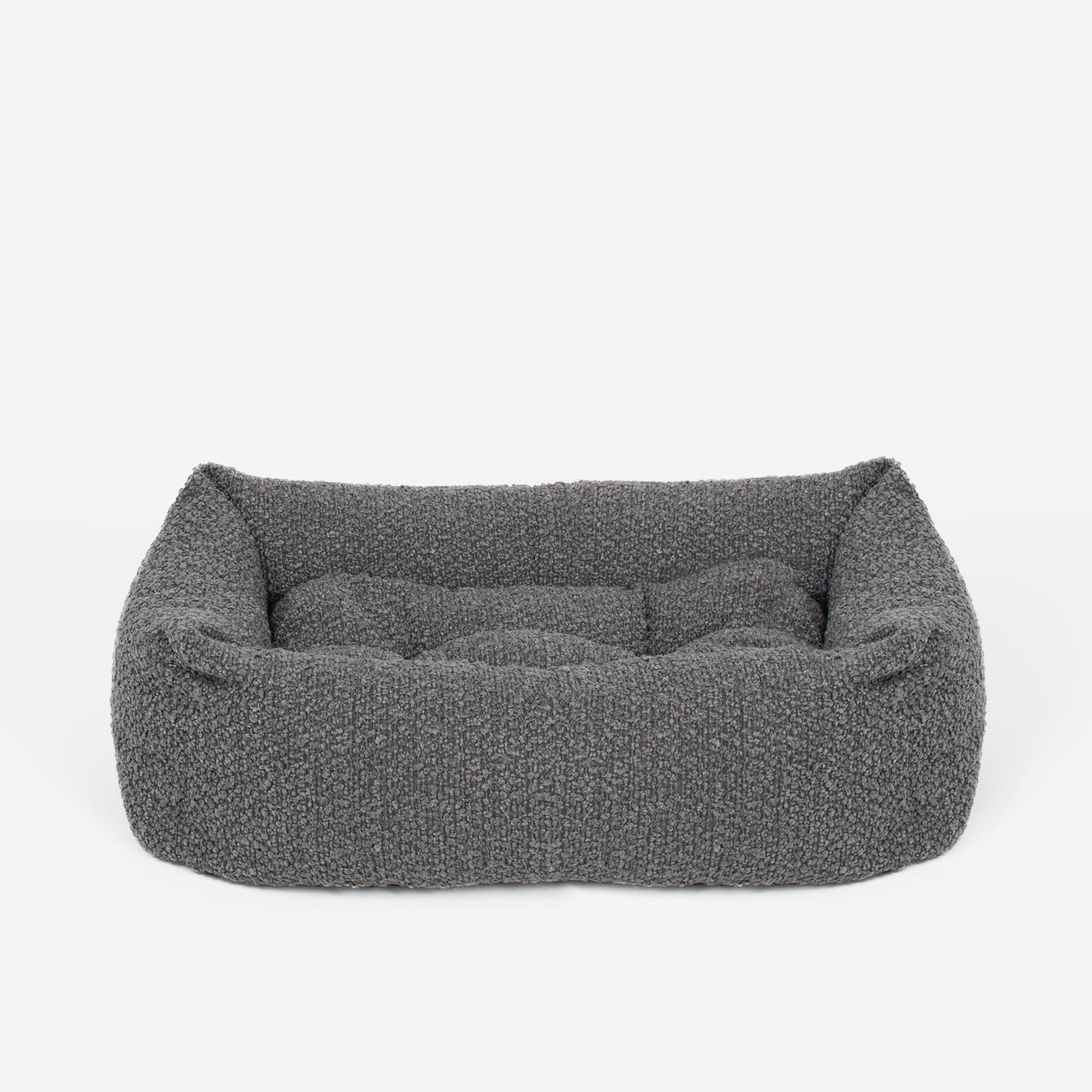Dog Crate with Cosy & Calming Puppy Crate Bed in Granite Bouclé by Lords & Labradors