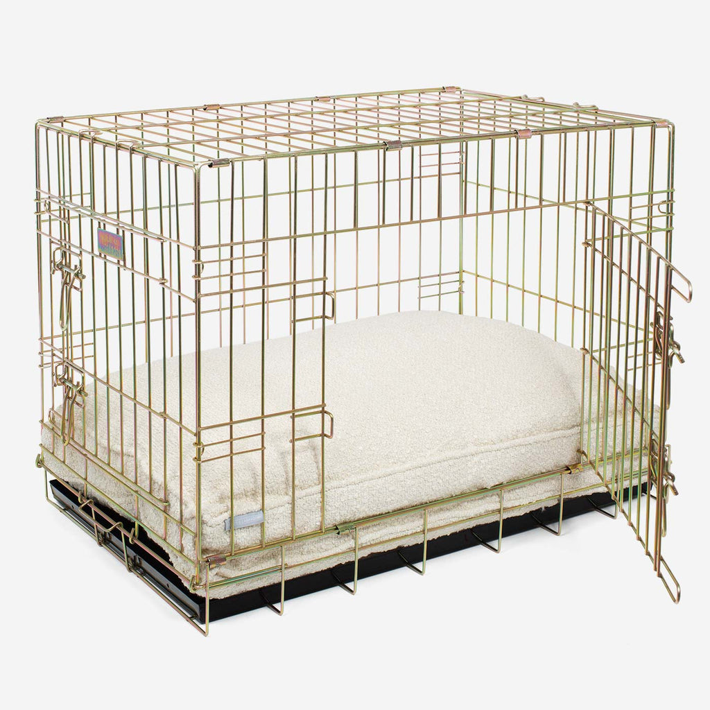 Dog Cushion in Ivory Bouclé by Lords & Labradors