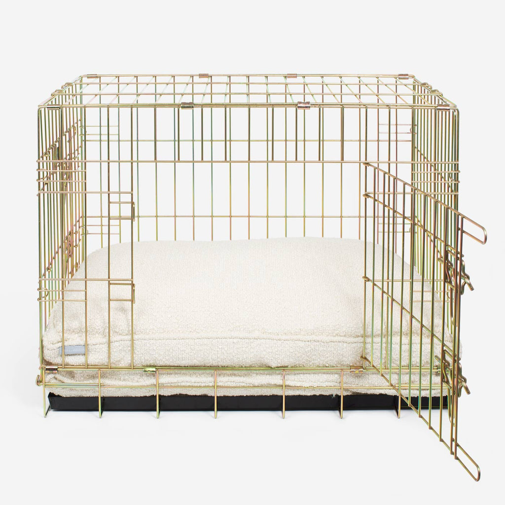 Dog Cushion in Ivory Bouclé by Lords & Labradors