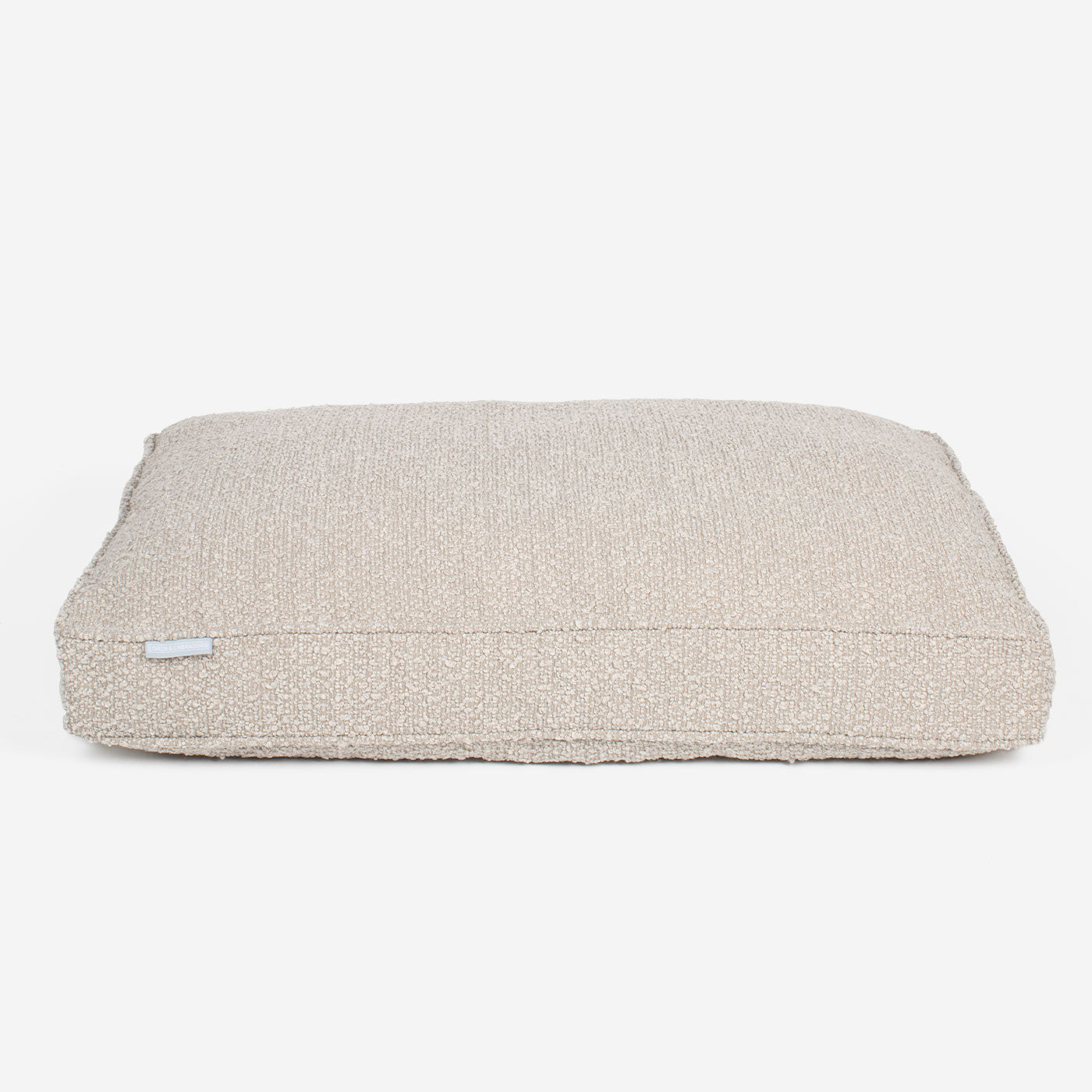 Dog Cushion in Mink Bouclé by Lords & Labradors