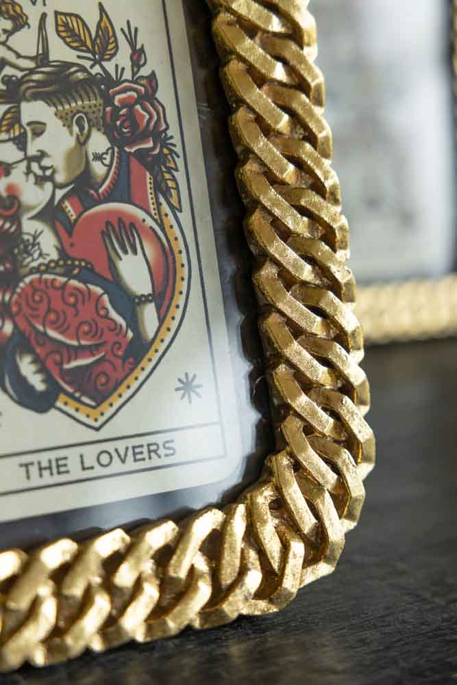 Gold Chain Photo Frame